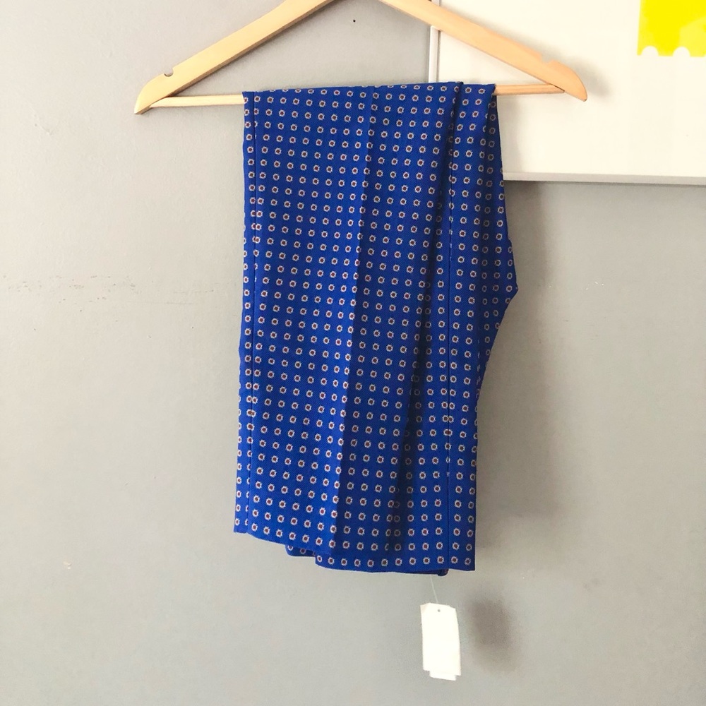 NWT J. Crew cigarette pant in foulard jacquard - Picture 3 of 4